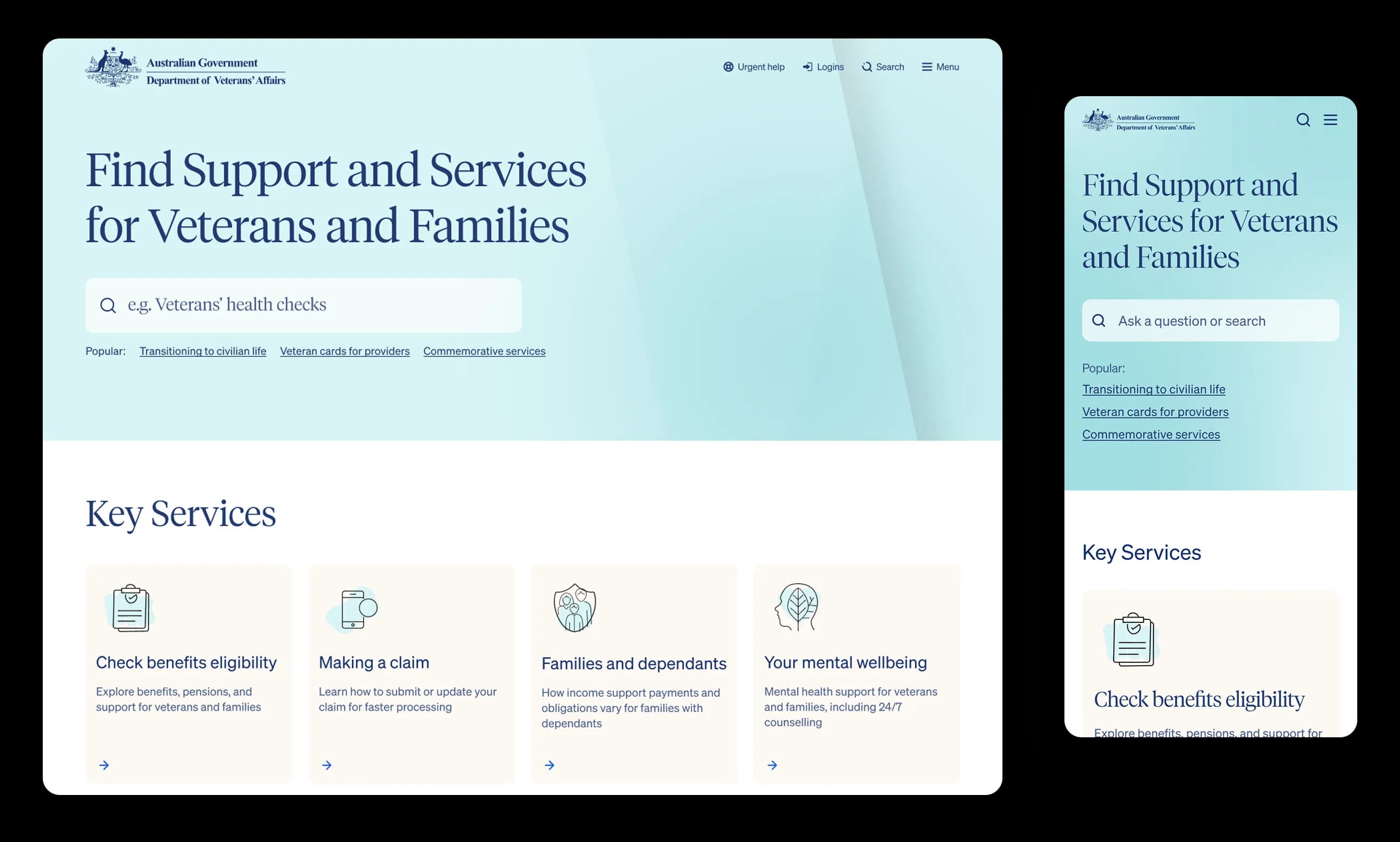 Department of Veterans' Affairs